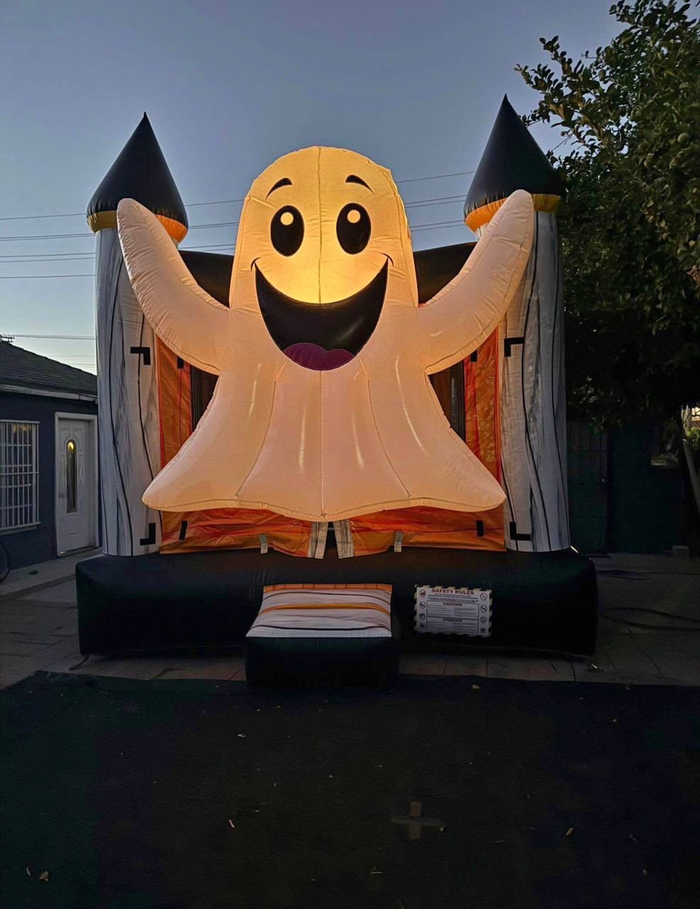 Glowing Ghost Bounce House